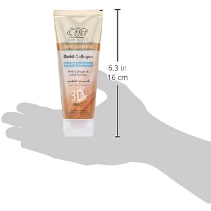 Eva Skin Clinic Anti-Ageing Gold Collagen Peel-Off Face Mask 100 ml - Image 3